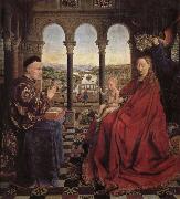Jan Van Eyck Roland s Madonna oil painting on canvas